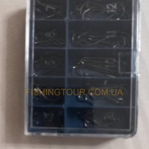 Гачок у наборі (10 видів розміру) 60штук