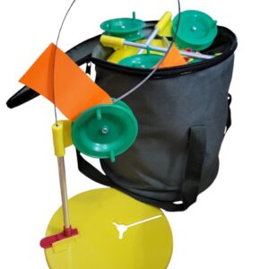 Жерлиця Сумська алюмінієва ніжка оснащена 10 шт+ сумка