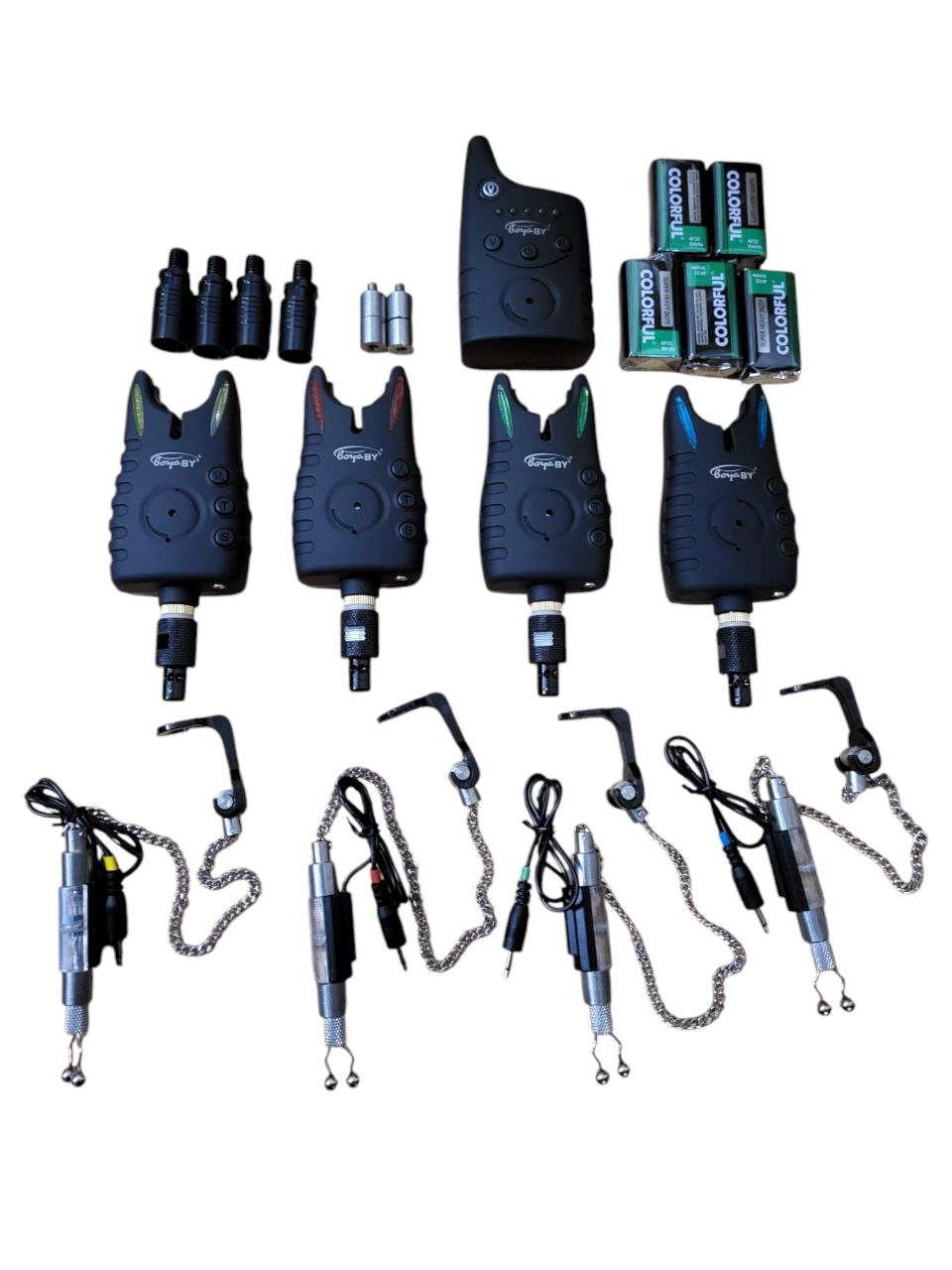 Комплект сигнализаторов поклевки и свингеров BoyaBy JY-57-SWK