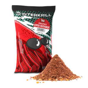 Прикормка INTERKRILL Карп-Клубника 1кг