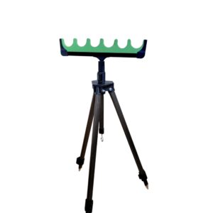 Фідерна тринога з гребінцем на 6 вудилищ, підставка під вудку