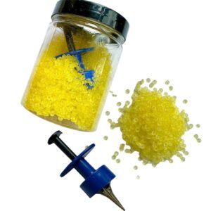 Пучковяз рыболовный с резинками (желтый)