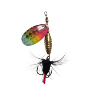 Вращающаяся блесна с мушкой BoyaBy 10,5 г